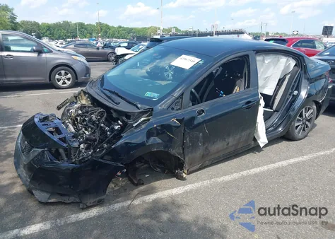 2021 Nissan Versa Sv Xtronic Cvt z USA, uszkodzony, nr VIN 3N1CN8EV2ML834848